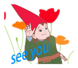 Albert of northern gnome sticker #7687139