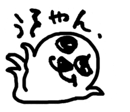 Seal pup sticker #7710215