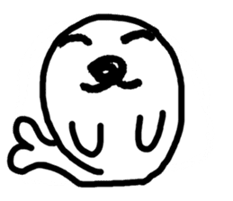 Seal pup sticker #7710220