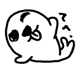 Seal pup sticker #7710221