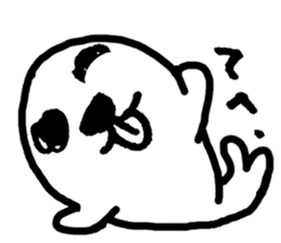 Seal pup sticker #7710221