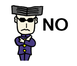 Serious young man(No character ver) sticker #8353581