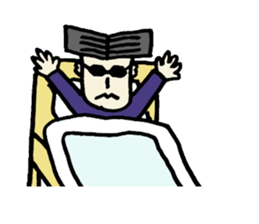 Serious young man(No character ver) sticker #8353588