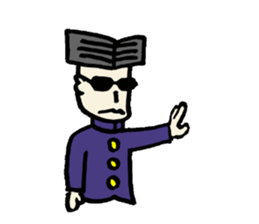 Serious young man(No character ver) sticker #8353594