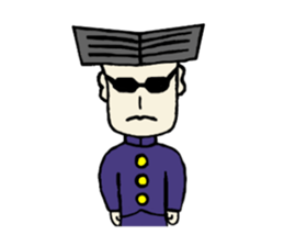 Serious young man(No character ver) sticker #8353596