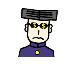 Serious young man(No character ver) sticker #8353602