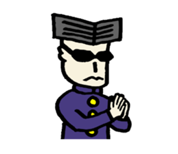 Serious young man(No character ver) sticker #8353607