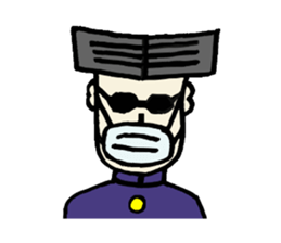 Serious young man(No character ver) sticker #8353609