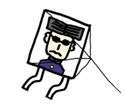 Serious young man(No character ver) sticker #8353613