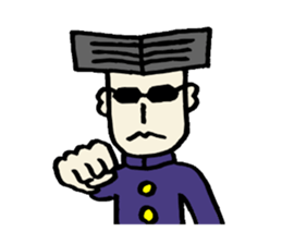 Serious young man(No character ver) sticker #8353618