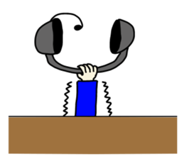 Call center man(No character version) sticker #8353905