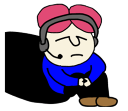 Call center man(No character version) sticker #8353908