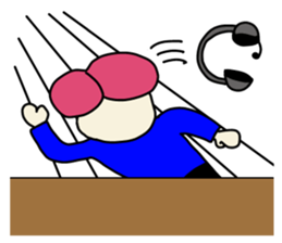 Call center man(No character version) sticker #8353912