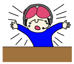 Call center man(No character version) sticker #8353925