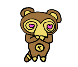 The raccoon dog(No character ver) sticker #8354260