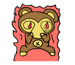 The raccoon dog(No character ver) sticker #8354261