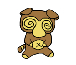 The raccoon dog(No character ver) sticker #8354262