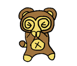 The raccoon dog(No character ver) sticker #8354263