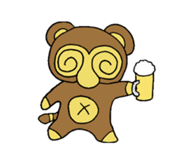 The raccoon dog(No character ver) sticker #8354264