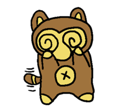 The raccoon dog(No character ver) sticker #8354271