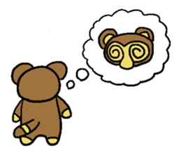 The raccoon dog(No character ver) sticker #8354277