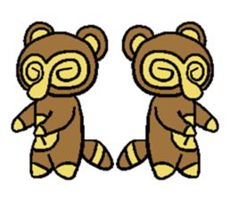 The raccoon dog(No character ver) sticker #8354279