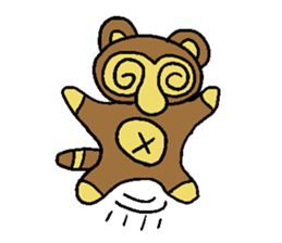 The raccoon dog(No character ver) sticker #8354283