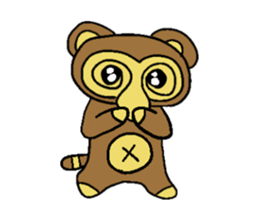 The raccoon dog(No character ver) sticker #8354284