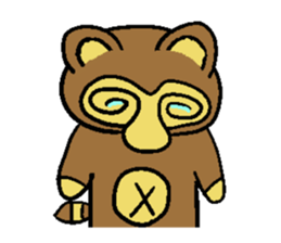 The raccoon dog(No character ver) sticker #8354288