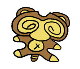 The raccoon dog(No character ver) sticker #8354293