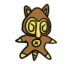 The raccoon dog(No character ver) sticker #8354294