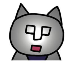 The white cute cat(No character ver) sticker #8370734