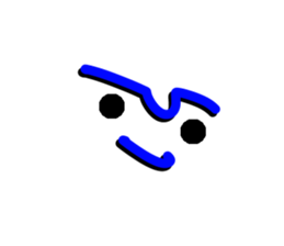 Super simple emoticon sticker #8388993