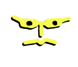 Super simple emoticon sticker #8389007