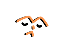 Super simple emoticon sticker #8389016