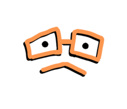 Super simple emoticon sticker #8389017