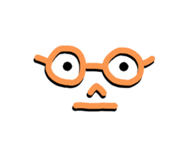 Super simple emoticon sticker #8389019