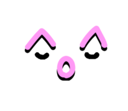 Super simple emoticon sticker #8389022