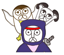 Vulgar Cat Ninja and his friends(NC) sticker #8396708