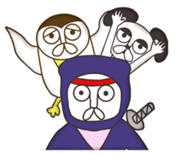 Vulgar Cat Ninja and his friends(NC) sticker #8396708