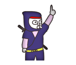 Vulgar Cat Ninja and his friends(NC) sticker #8396722