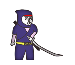 Vulgar Cat Ninja and his friends(NC) sticker #8396727