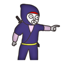 Vulgar Cat Ninja and his friends(NC) sticker #8396738