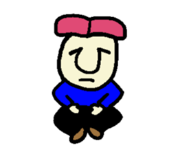 Pink hair man(No character ver) sticker #8396789