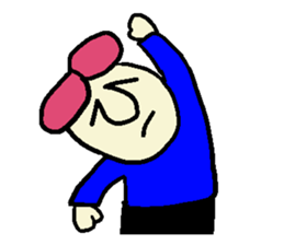 Pink hair man(No character ver) sticker #8396799