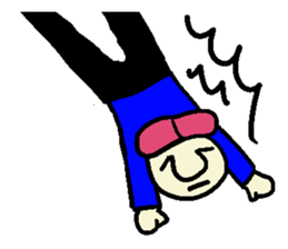 Pink hair man(No character ver) sticker #8396805