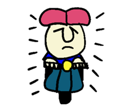 Pink hair man(No character ver) sticker #8396807