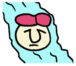 Pink hair man(No character ver) sticker #8396812