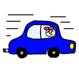 Pink hair man(No character ver) sticker #8396821