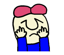 Pink hair man(No character ver) sticker #8396822